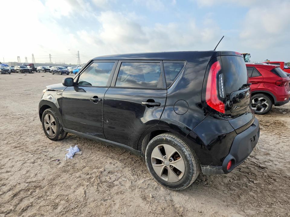 2014 Kia Soul VIN KNDJN2A26E7057027 COPART salvage auction — FRONT END, Tx - Bonded Title - Salvage, sold $900 on 2026-07-02 (photo 2)