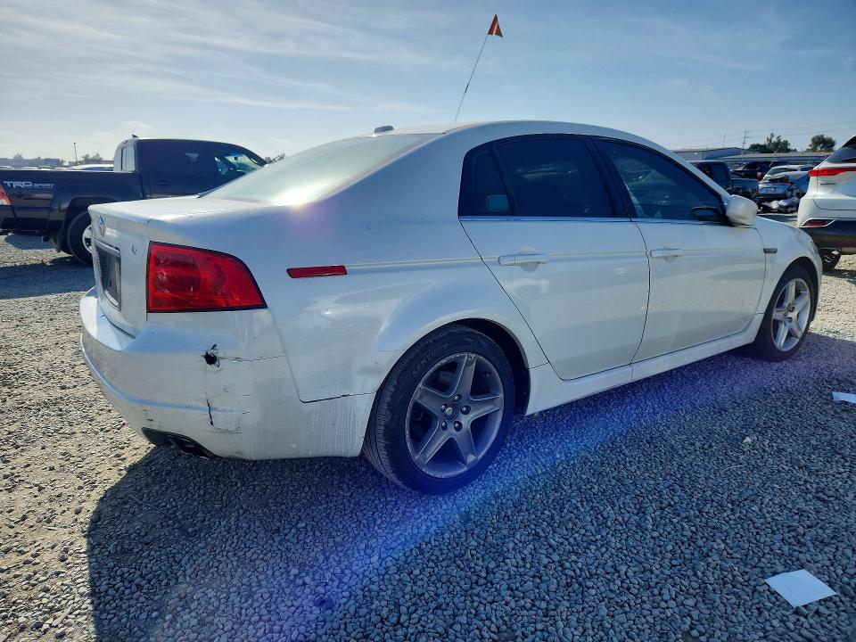 2004 Acura Tl VIN 19UUA66284A046400 COPART salvage auction — REAR END, Ca - Salvage Certificate, sold $275 on 2026-07-17 (photo 3)