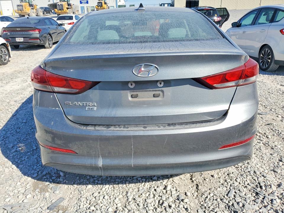 2017 Hyundai Elantra VIN KMHD74LF2HU089848 COPART salvage auction — REAR END, Tn - Salvage Certificate, sold $1,800 on 2026-07-28 (photo 6)
