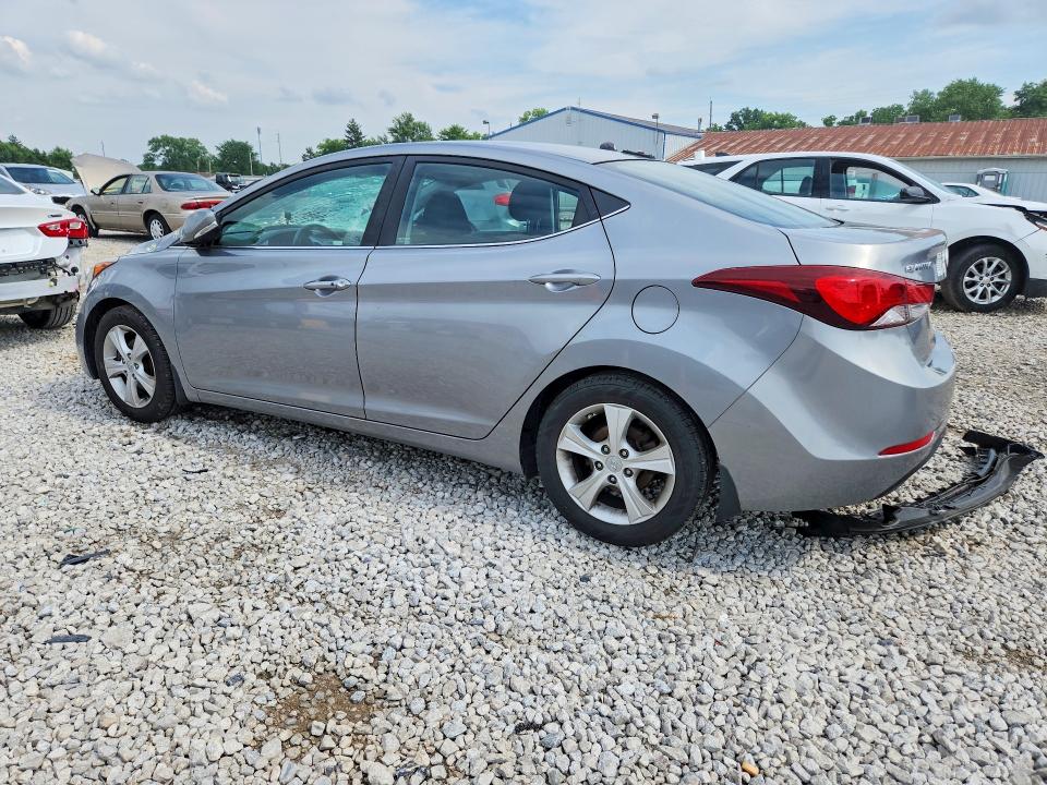 2016 Hyundai VIN KMHDH4AE7GU557126 COPART salvage auction — FRONT END, Oh - Cert Of Title-Salvage, sold $1,650 on 2026-07-24 (photo 2)