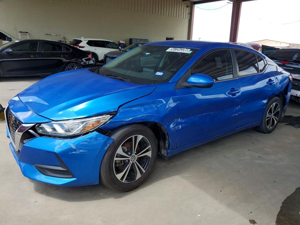 2021 Nissan Sentra VIN 3N1AB8CV2MY321637 COPART salvage auction — FRONT END, Tx - Certificate Of Title, sold $1,600 on 2026-07-07 (photo 1)