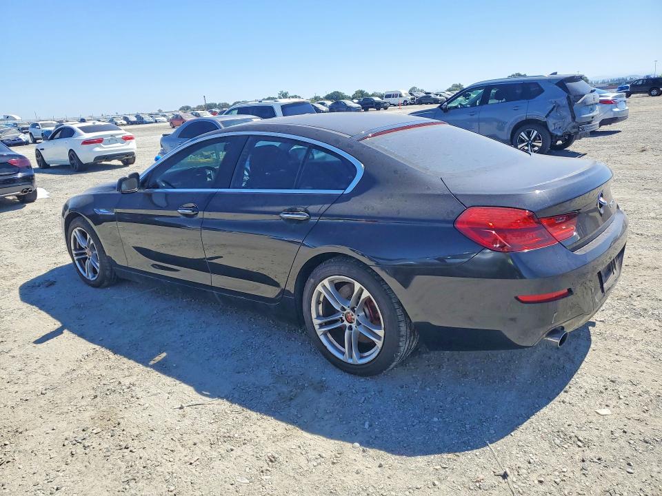 2014 BMW 6 series VIN WBA6B8C53ED452743 COPART salvage auction — MINOR DENT/SCRATCHES, In - Cert Of Title - Rebuilt Vehicl, sold $3,000 on 2026-07-09 (photo 2)