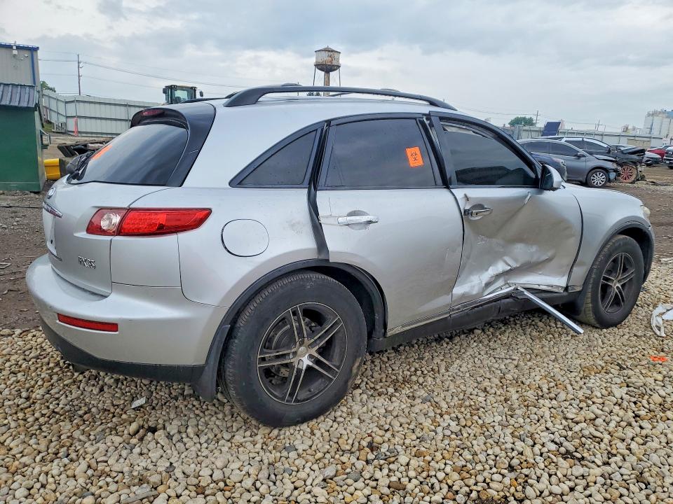 2008 Infiniti Fx35 VIN JNRAS08W38X208903 COPART salvage auction — SIDE, IL - SALVAGE CERTIFICATE, sold $225 on 2026-07-10 (photo 3)