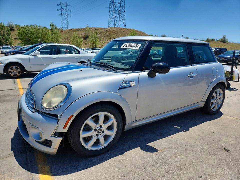 2010 Mini Cooper VIN WMWMF3C51ATZ28096 COPART salvage auction — FRONT END, Co - Public - Salvage Title, sold $350 on 2026-07-22 (photo 1)