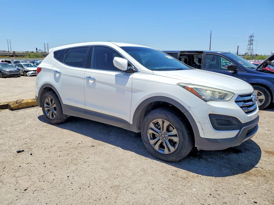 2015 Hyundai Santa fe VIN 5XYZT3LB8FG289113 COPART salvage auction — MECHANICAL, Az - Certificate Of Title, sold $1,300 on 2026-07-09 (photo 4)