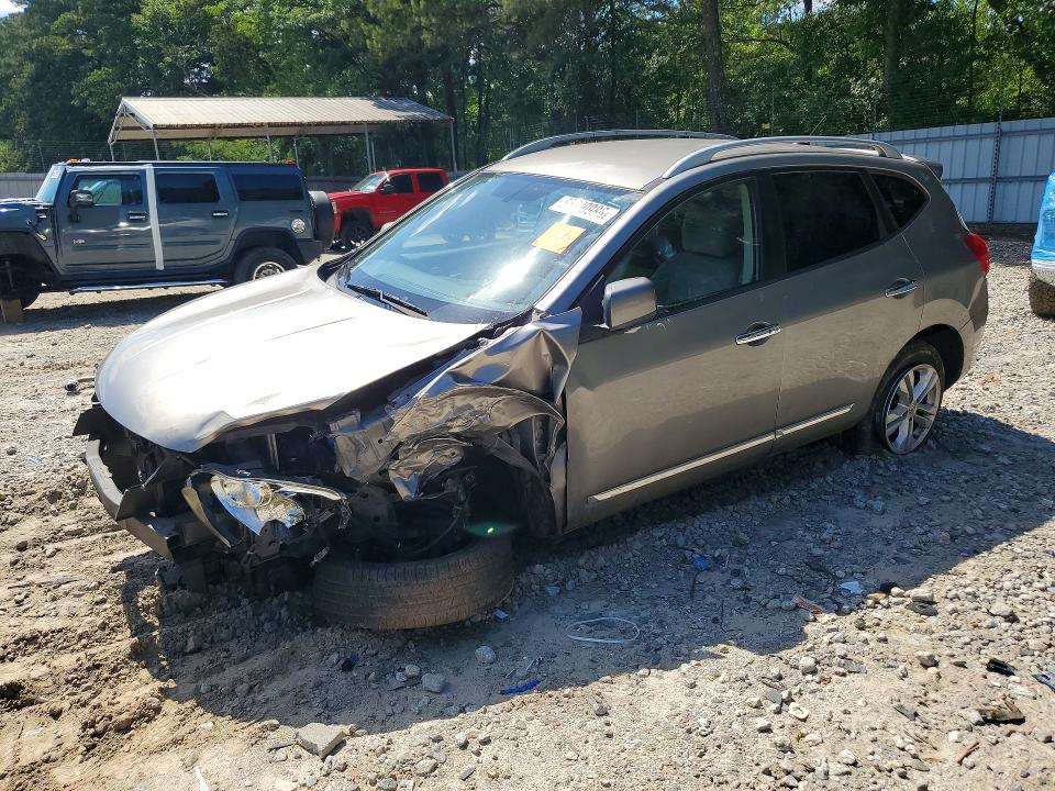 2013 Nissan Rogue VIN JN8AS5MT8DW016728 COPART salvage auction — FRONT END, Ga - Cert Of Title-Salvage, sold $250 on 2026-07-17 (photo 1)