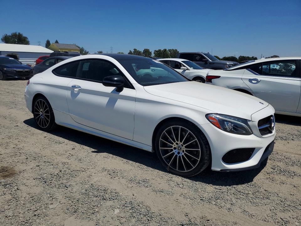 2018 Mercedes-benz C-klasse VIN WDDWJ4JB1JF664231 COPART salvage auction — REAR END, Ca - Salvage Certificate, sold $8,500 on 2026-08-04 (photo 4)