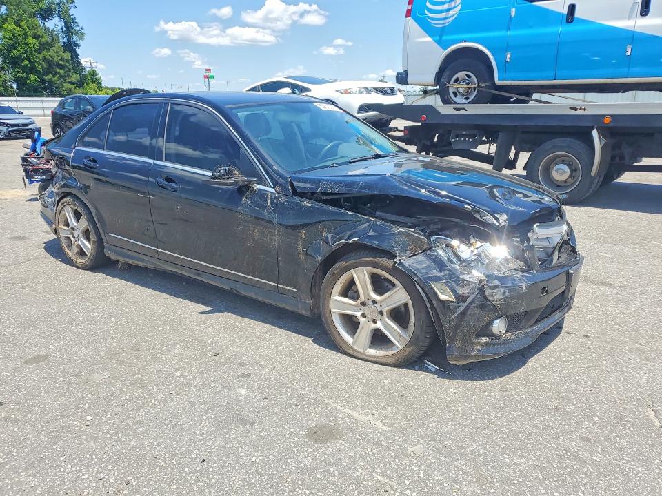 2010 Mercedes-benz C-klasse VIN WDDGF8BB7AR126885 COPART salvage auction — REAR END, NC - SALVAGE CERTIFICATE OF TITLE, sold $250 on 2026-07-28 (photo 4)
