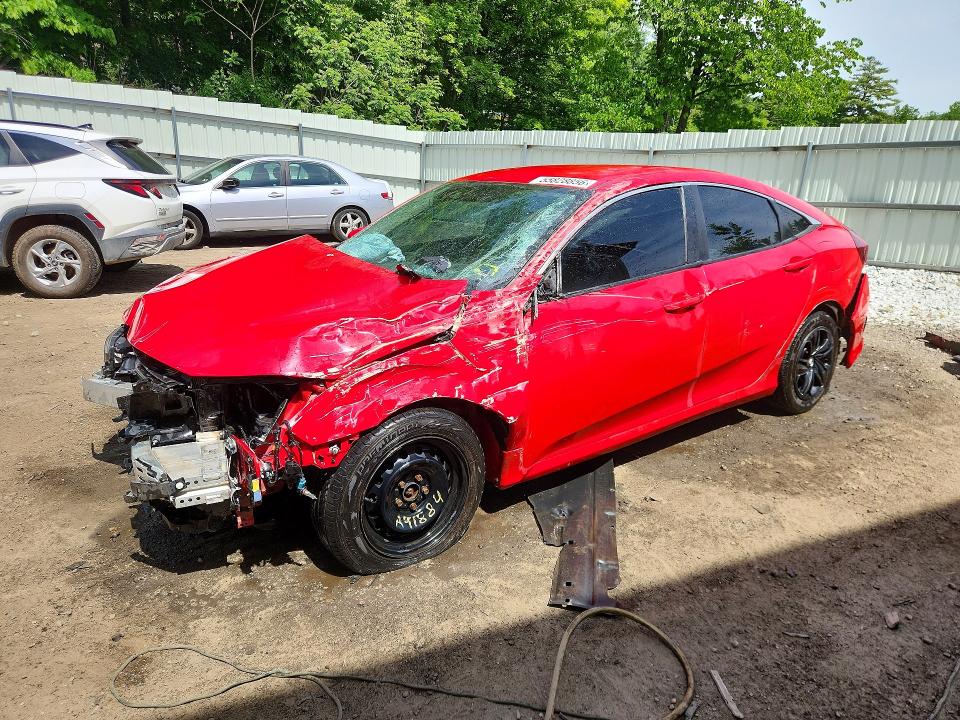 2020 Honda Civic VIN 2HGFC2F69LH554518 COPART salvage auction — FRONT END, VT - CERT OF TITLE-SALVAGE VEHICLE, sold $1,500 on 2026-08-28 (photo 1)