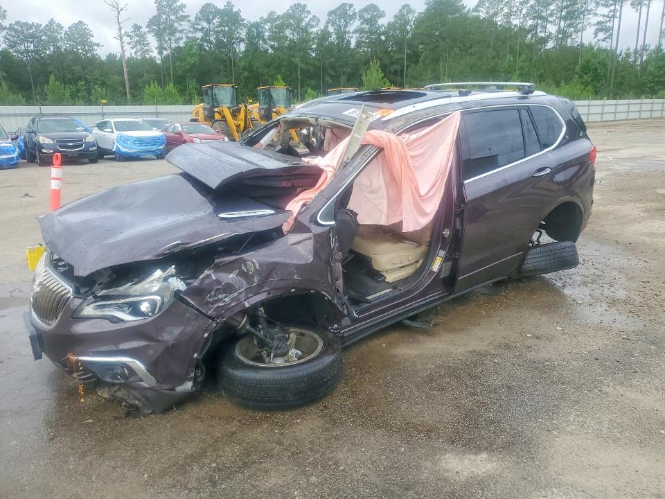 2018 Buick Envision VIN LRBFX1SAXJD059180 COPART salvage auction — ROLLOVER, Sc - Non-Reb & Rem Salvage Title, sold $275 on 2026-07-27 (photo 1)