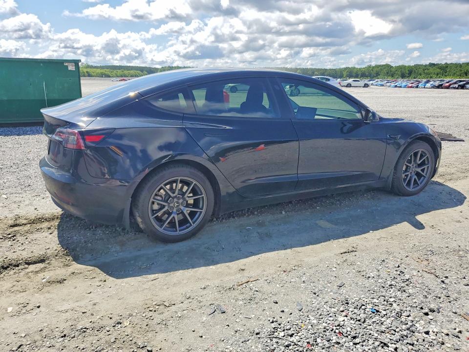 2023 Tesla VIN 5YJ3E1EA2PF571622 COPART salvage auction — SIDE, Sc - Cert Of Title-Salvage, sold $11,500 on 2026-07-27 (photo 3)