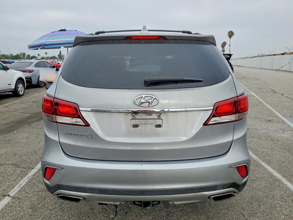 2018 Hyundai Santa fe VIN KM8SM4HF5JU269758 COPART salvage auction — FRONT END, Ca - Salvage Certificate, sold $1,650 on 2026-07-31 (photo 6)