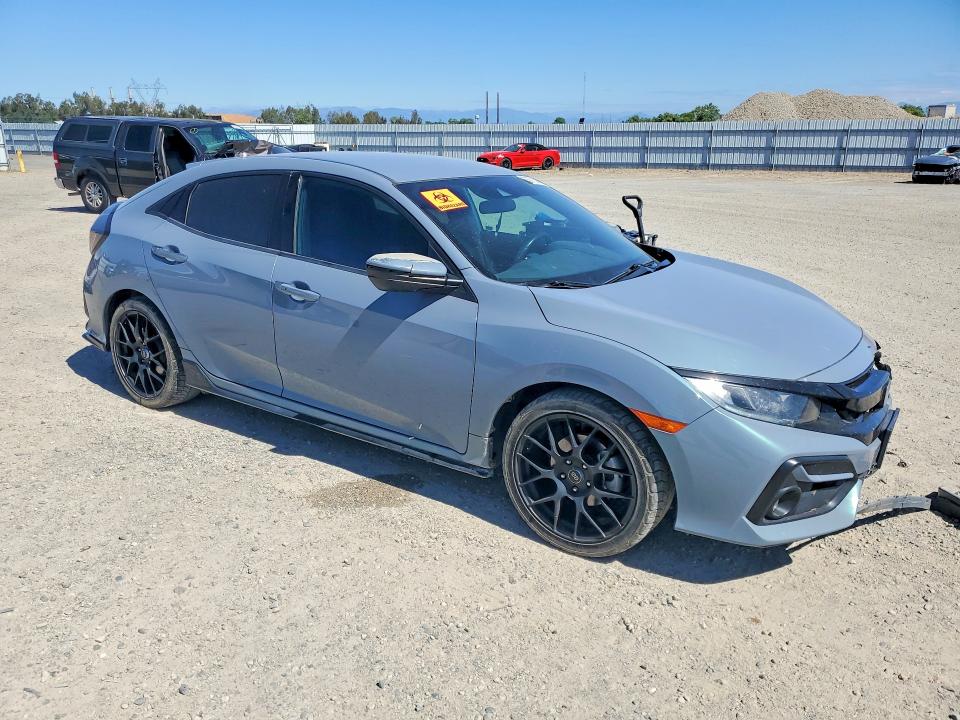 2020 Honda VIN SHHFK7G40LU207109 COPART salvage auction — FRONT END, Ca - Salvage Certificate, sold $3,050 on 2026-07-17 (photo 4)