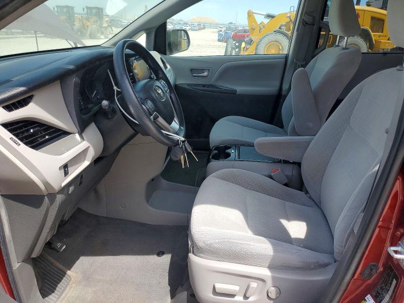 2018 Toyota Sienna VIN 5TDKZ3DC8JS938587 COPART salvage auction — HAIL, Ne - Cert Of Title-Salvage, sold $10,000 on 2026-07-14 (photo 7)