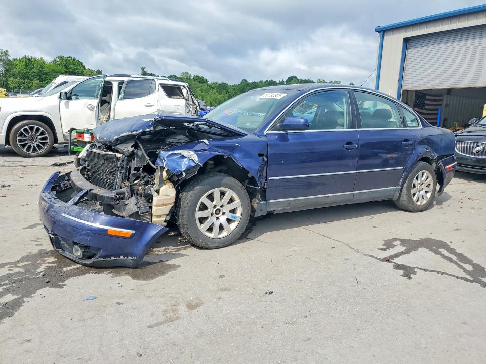 2003 Volkswagen Passat VIN WVWPD63B03P055434 COPART salvage auction — FRONT END, Pa - Certificate Of Salvage, sold $2 on 2026-07-29 (photo 1)