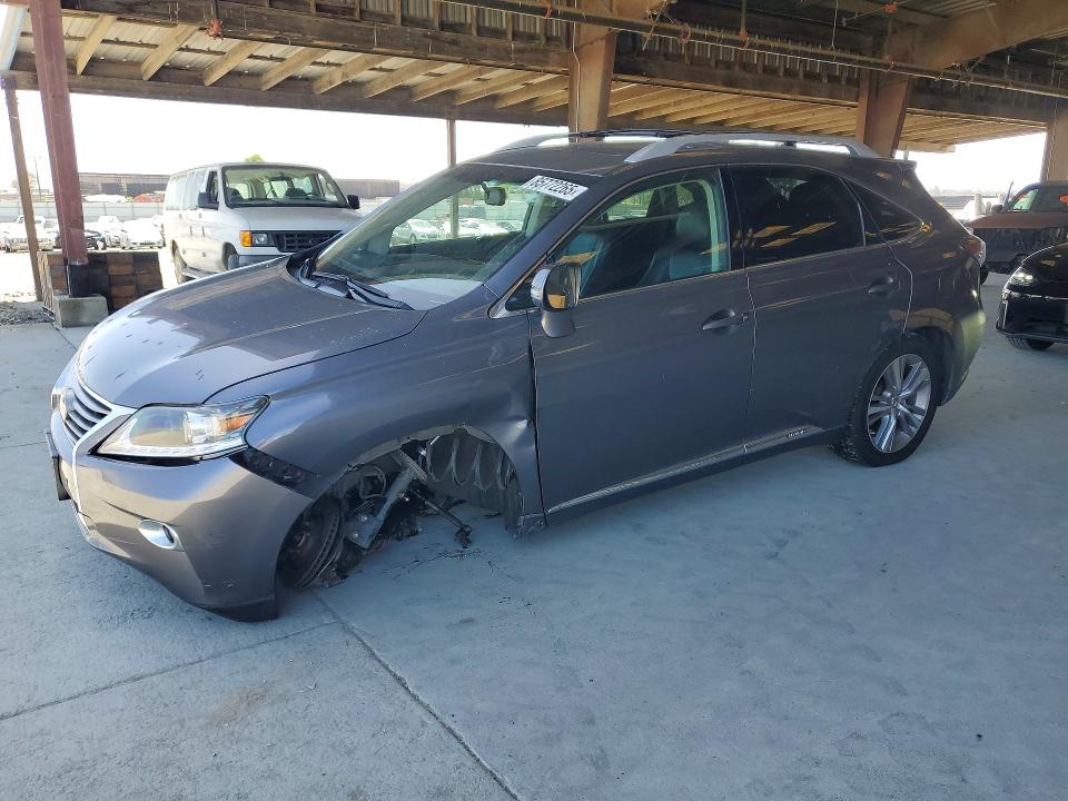2015 Lexus Rx 450h VIN 2T2BC1BA4FC003747 COPART salvage auction — SIDE, CA - SALVAGE CERTIFICATE, sold $8,900 on 2026-07-13 (photo 1)