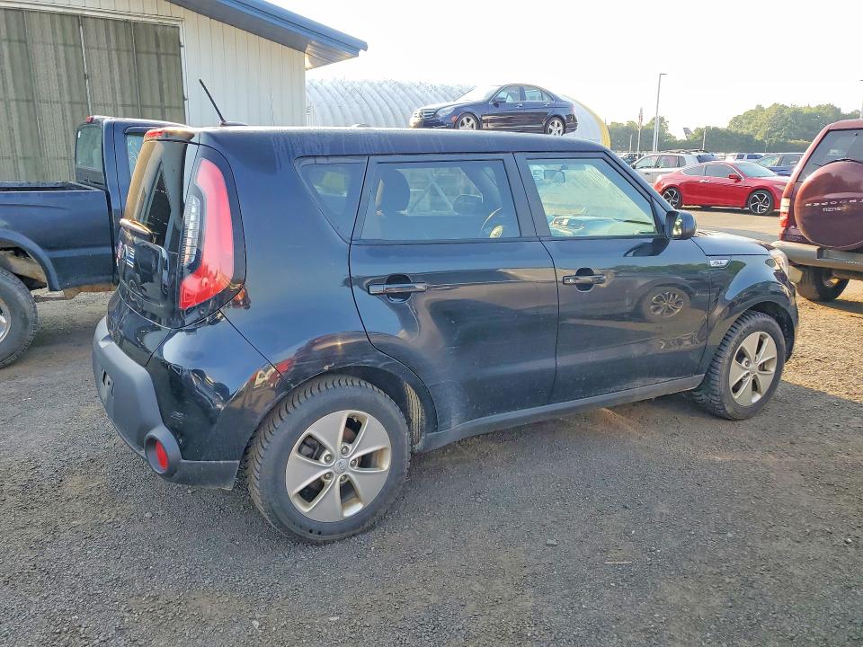 2015 Kia Soul VIN KNDJN2A23F7180043 COPART salvage auction — REAR END, Vt - Certificate Of Title (P), sold $950 on 2026-07-27 (photo 3)