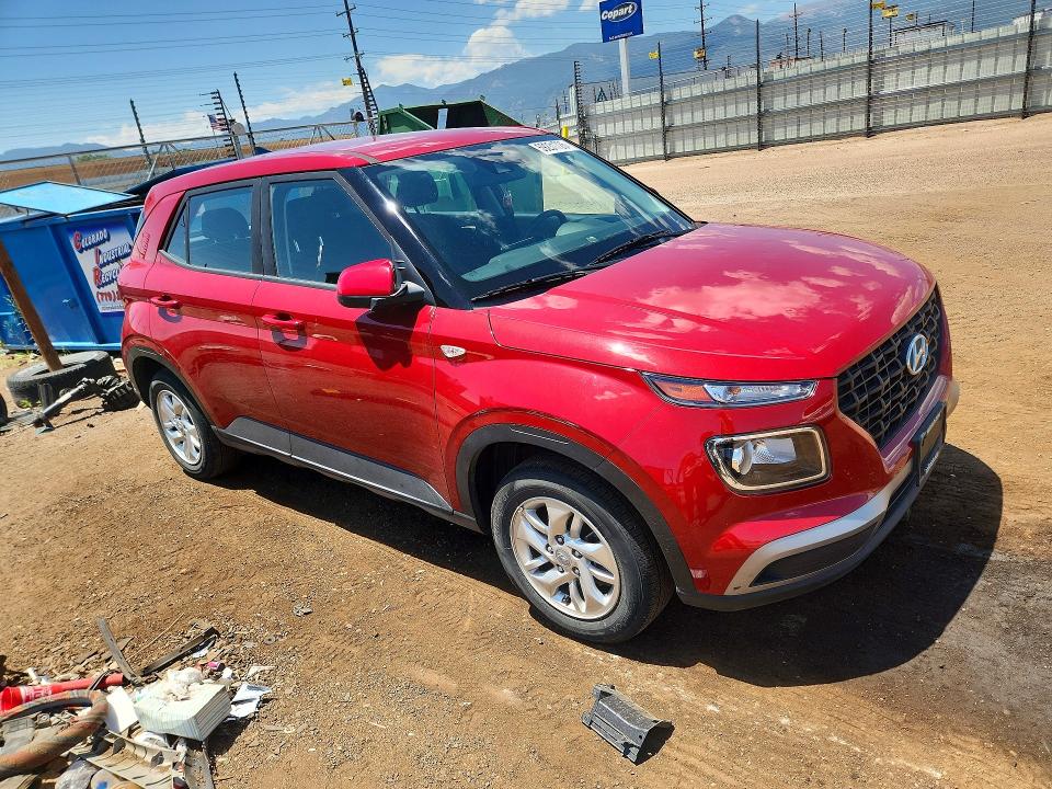 2022 Hyundai Venue VIN KMHRB8A32NU169067 COPART salvage auction — HAIL, Co - Certificate Of Title, sold $6,700 on 2026-07-27 (photo 4)