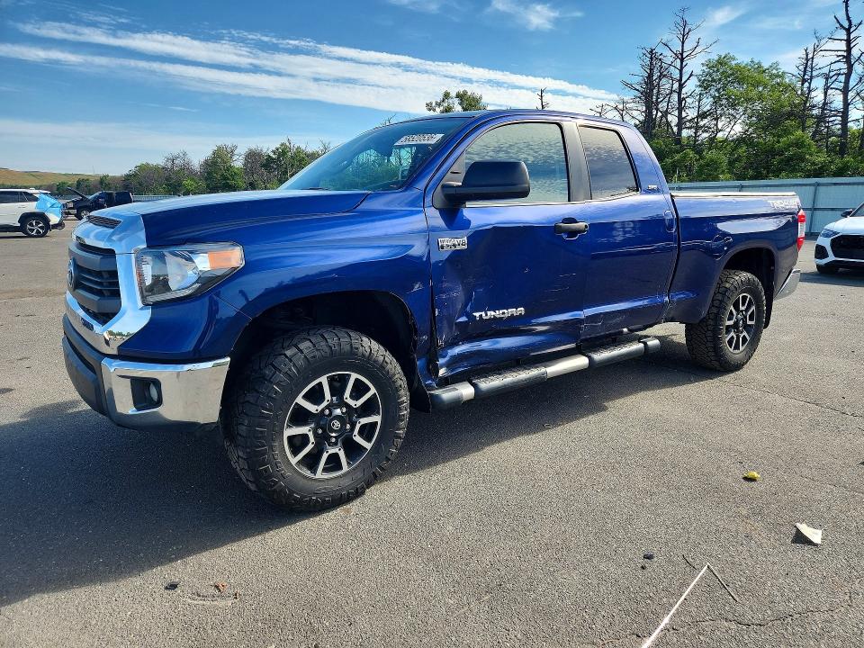 2014 Toyota Tundra VIN 5TFUW5F17EX342718 COPART salvage auction — SIDE, Ny - Mv-907A Salvage Certificate, sold $7,600 on 2026-07-08 (photo 1)