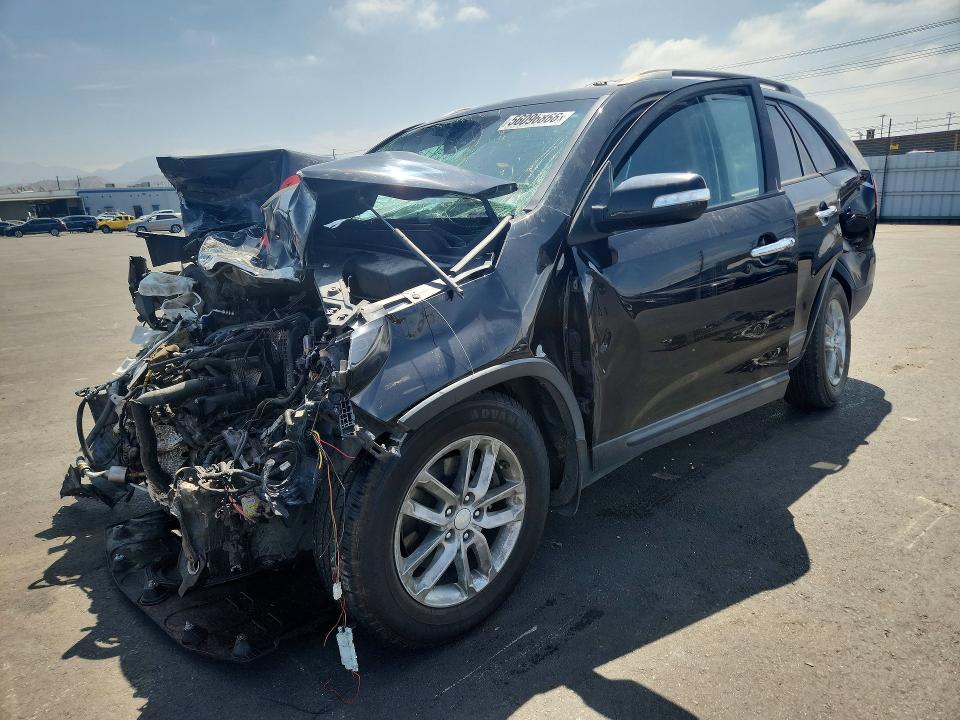 2015 Kia Sorento VIN 5XYKT4A71FG589839 COPART salvage auction — FRONT END, Ca - Salvage Certificate, sold $225 on 2026-07-15 (photo 1)