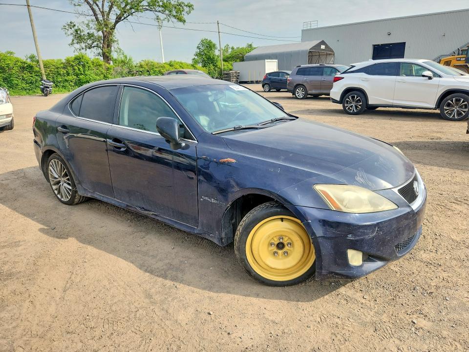 2008 Lexus Is VIN JTHCK262285020081 COPART salvage auction — SIDE, Qc - Gravement Accidente, sold $625 on 2026-07-14 (photo 4)