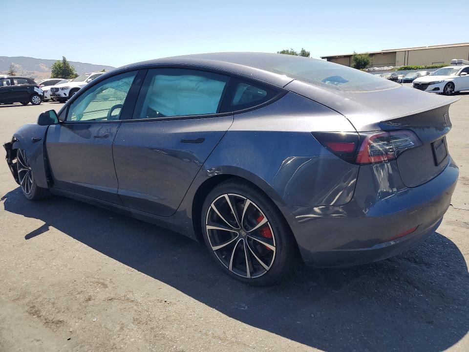 2022 Tesla Model 3 VIN 5YJ3E1EC0NF330561 COPART salvage auction — FRONT END, CA - SALVAGE CERTIFICATE, sold $60 on 2026-07-21 (photo 2)