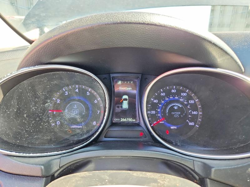 2014 Hyundai Santa fe VIN 5XYZU3LA1EG227815 COPART salvage auction — FRONT END, Ca - Dis/Dlr/Exp Only Clean Title, sold $1,150 on 2026-07-07 (photo 9)