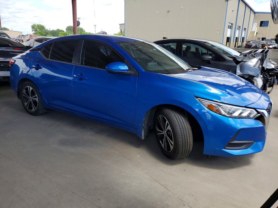2021 Nissan Sentra VIN 3N1AB8CV2MY321637 COPART salvage auction — FRONT END, Tx - Certificate Of Title, sold $1,600 on 2026-07-07 (photo 4)