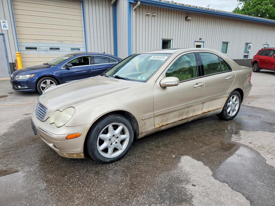 2003 Mercedes-benz C class VIN WDBRF61J23A405676 COPART salvage auction — FRONT END, PA - CERT OF TITLE, sold $500 on 2026-07-02 (photo 1)