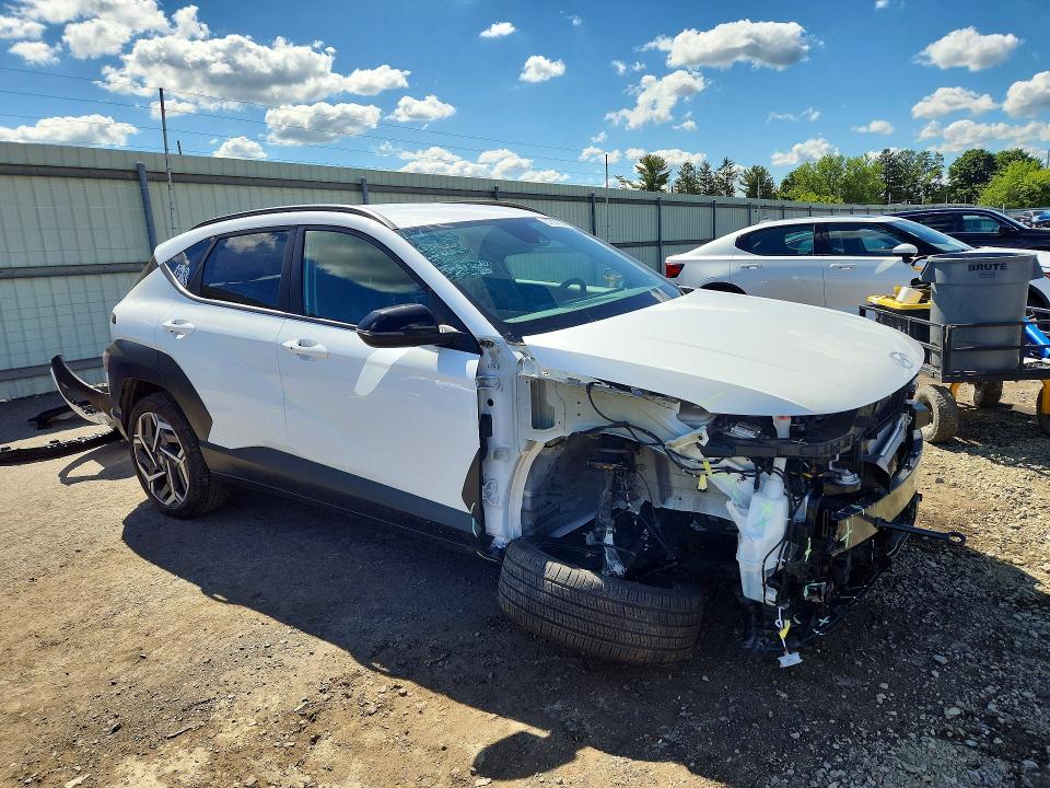 2026 Hyundai Kona VIN KM8HDCA31TU350327 COPART salvage auction — FRONT END, Pa - Certificate Of Salvage, sold $3,650 on 2026-07-17 (photo 4)