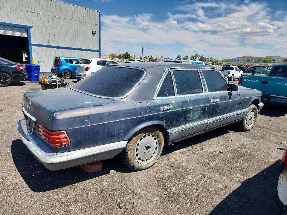 1986 Mercedes-benz S-klasse VIN WDBCA35D7GA210198 COPART salvage auction — STRIPPED, Nv - Lien Papers, Clean Title, sold $500 on 2026-07-29 (photo 3)