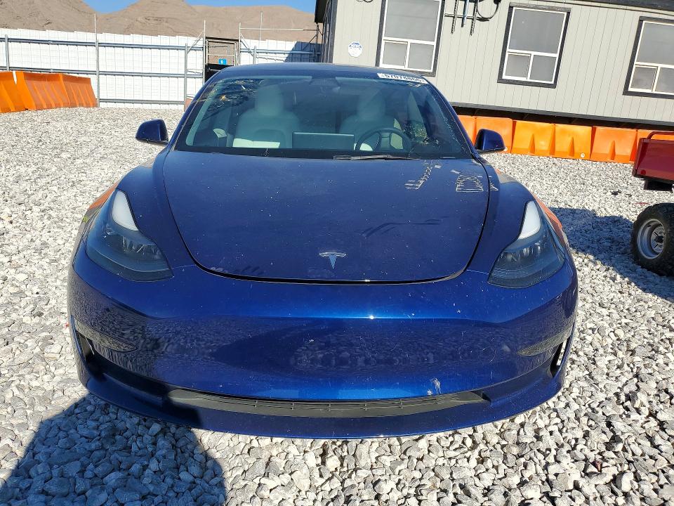 2023 Tesla Model 3 VIN 5YJ3E1EA6PF593672 COPART salvage auction — REAR END, Ca - Salvage Certificate, sold $150 on 2026-07-22 (photo 5)