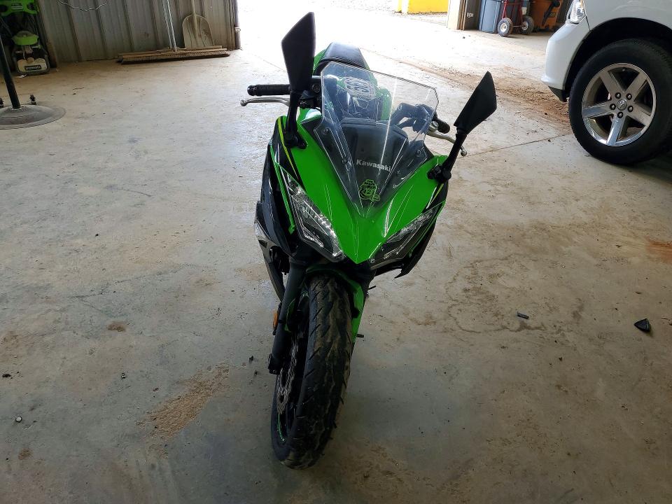 2018 Kawasaki Ex VIN JKAEXEK17JDA23996 COPART salvage auction — FRONT END, Nc - Salvage Certificate Of Title, sold $1,200 on 2026-07-30 (photo 2)