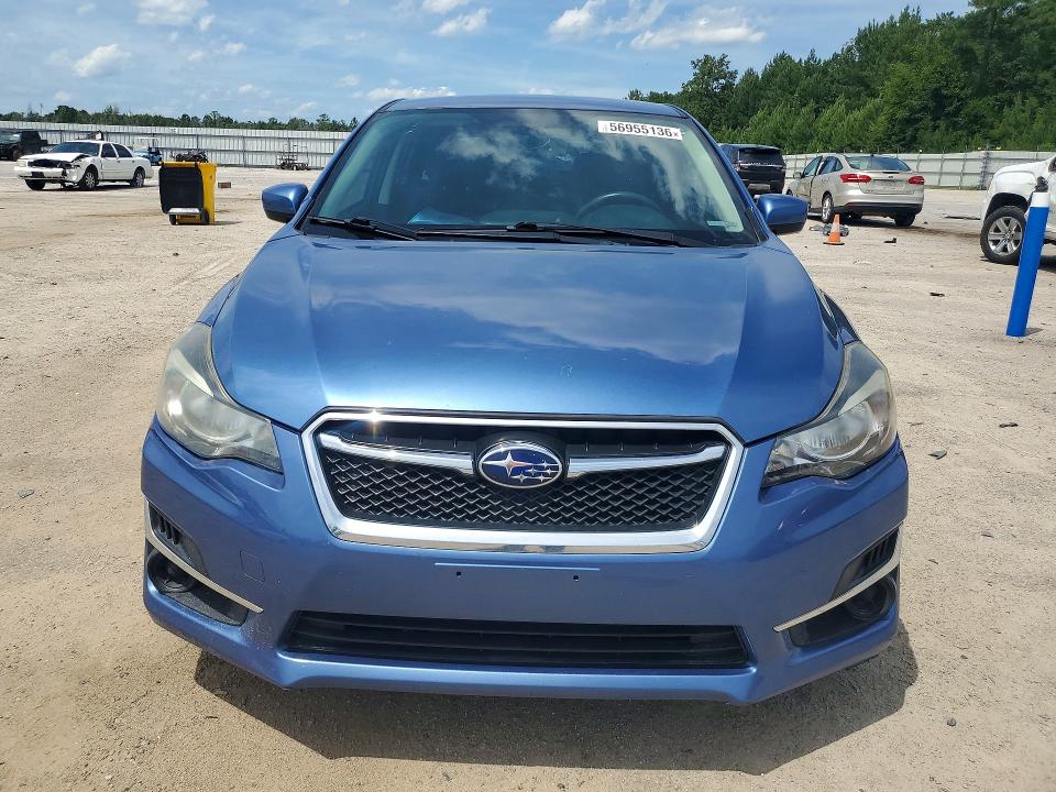 2015 Subaru Impreza VIN JF1GPAC64FH252625 COPART salvage auction — REAR END, Sc - Cert Of Title-Salvage, sold $875 on 2026-07-20 (photo 5)
