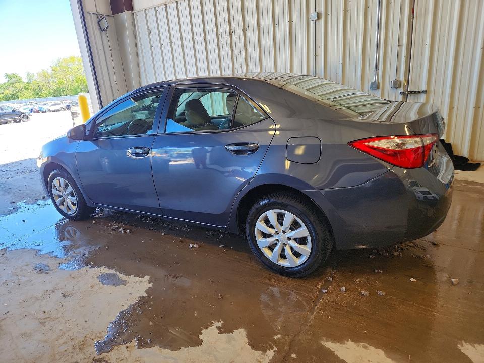 2015 Toyota Corolla VIN 5YFBURHE7FP303857 COPART salvage auction — FRONT END, IL - SALVAGE CERTIFICATE, sold $2,950 on 2026-07-27 (photo 2)