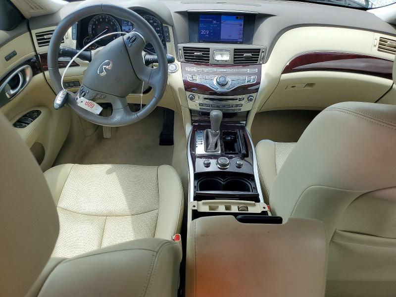 2013 Infiniti M VIN JN1BY1AR9DM601574 COPART salvage auction — FRONT END, Fl - Cert Of Title Slvg Rebuildable, sold $225 on 2026-07-21 (photo 8)