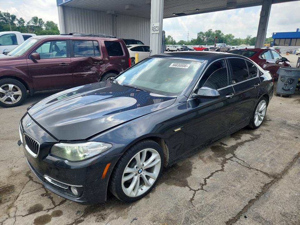 2016 BMW 5er VIN WBA5B3C50GG256257 COPART salvage auction — FRONT END, In - Cert Of Title-Salvage Title, sold $2,250 on 2026-07-20 (photo 1)