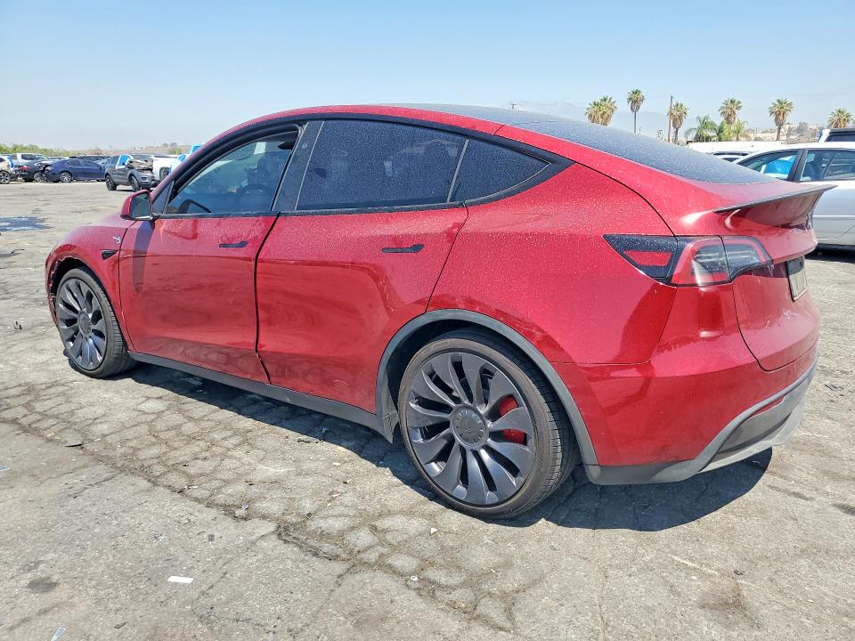 2024 Tesla Model y VIN 7SAYGDEFXRF058802 COPART salvage auction — FRONT END, Ca - Salvage Certificate, sold $12,200 on 2026-07-30 (photo 2)