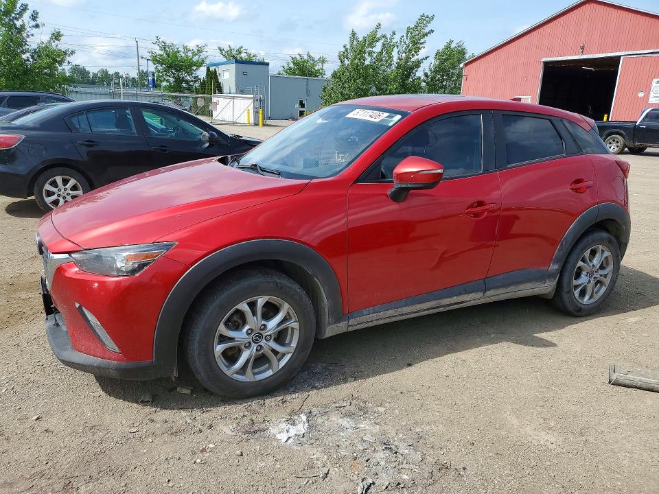 2016 Mazda Cx-3 VIN JM1DKBC73G0110793 COPART salvage auction — UNDERCARRIAGE, On - Permit Salvage, sold $1,700 on 2026-07-09 (photo 1)