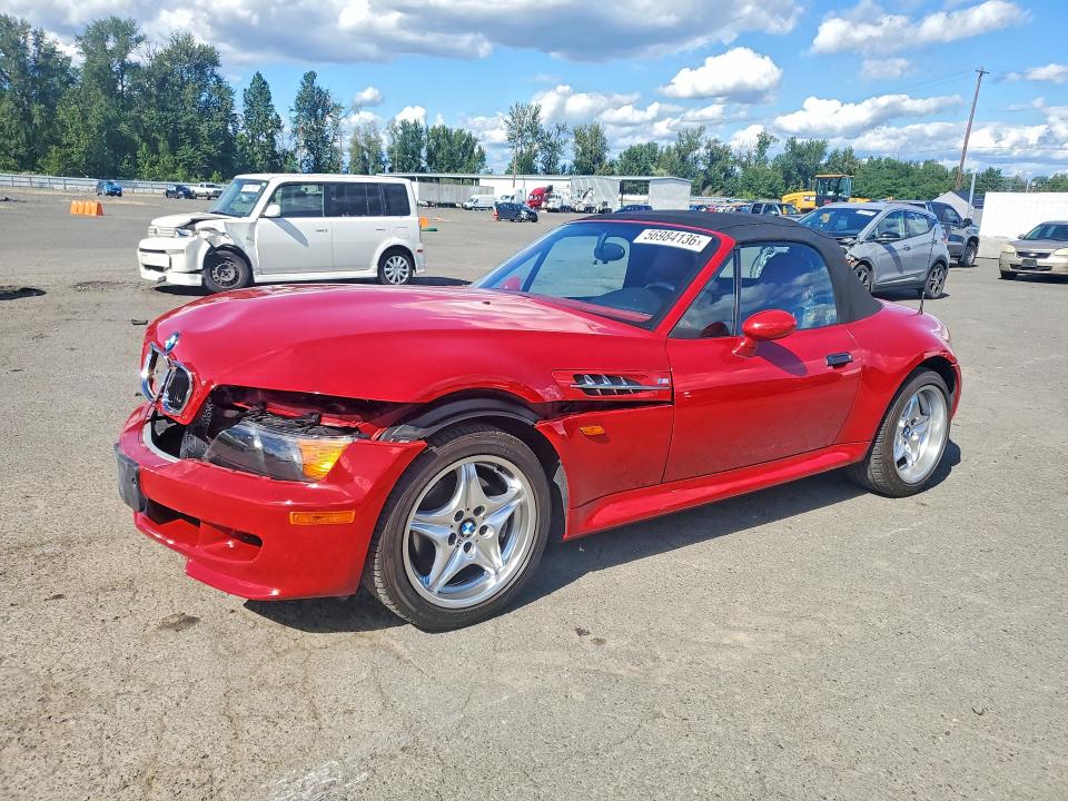 1998 BMW M VIN WBSCK933XWLC86265 COPART salvage auction — FRONT END, Or - Salvage Title Certificate, sold $17,300 on 2026-07-15 (photo 1)