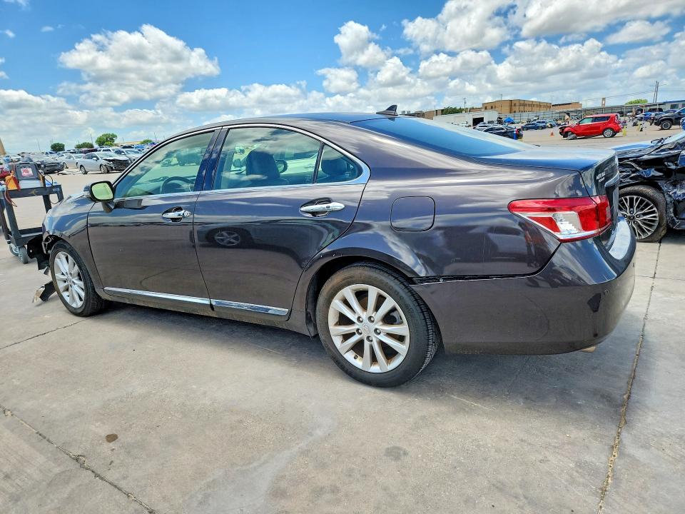 2012 Lexus VIN JTHBK1EG7C2504499 COPART salvage auction — FRONT END, Tx - Certificate Of Title, sold $1,650 on 2026-07-06 (photo 2)