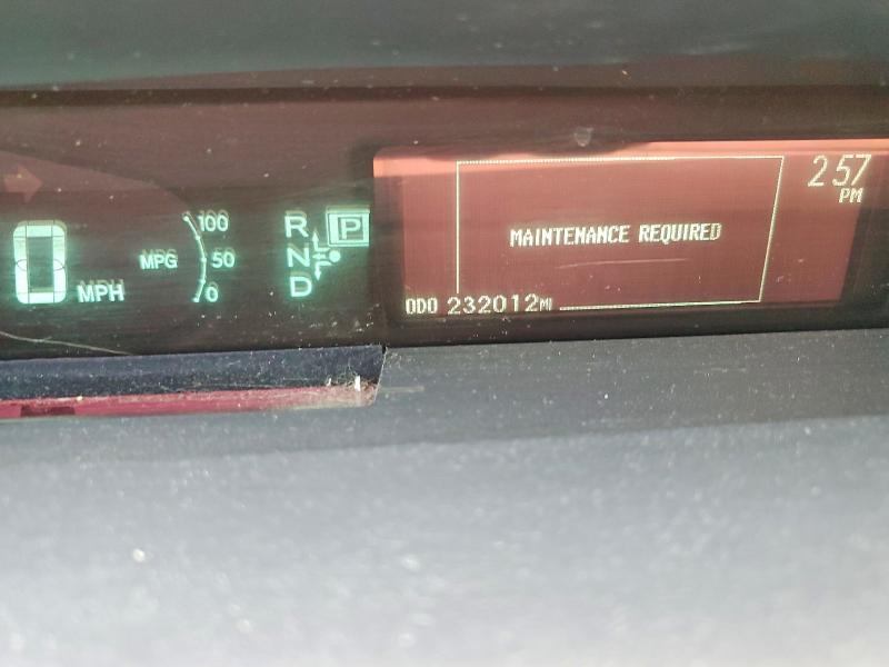2012 Toyota Prius VIN JTDKN3DUXC1568103 COPART salvage auction — FRONT END, KY - CERT OF TITLE-SALVAGE, sold $675 on 2026-07-30 (photo 9)