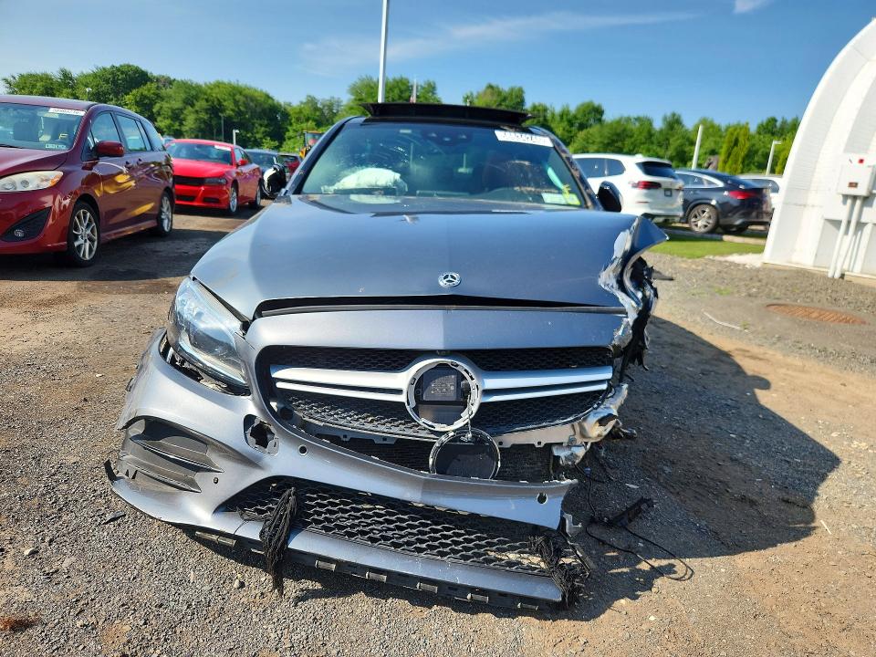 2020 Mercedes-benz C class VIN 55SWF6EB2LU330300 COPART salvage auction — FRONT END, Wv - Certificate Of Title, sold $3,750 on 2026-07-30 (photo 5)
