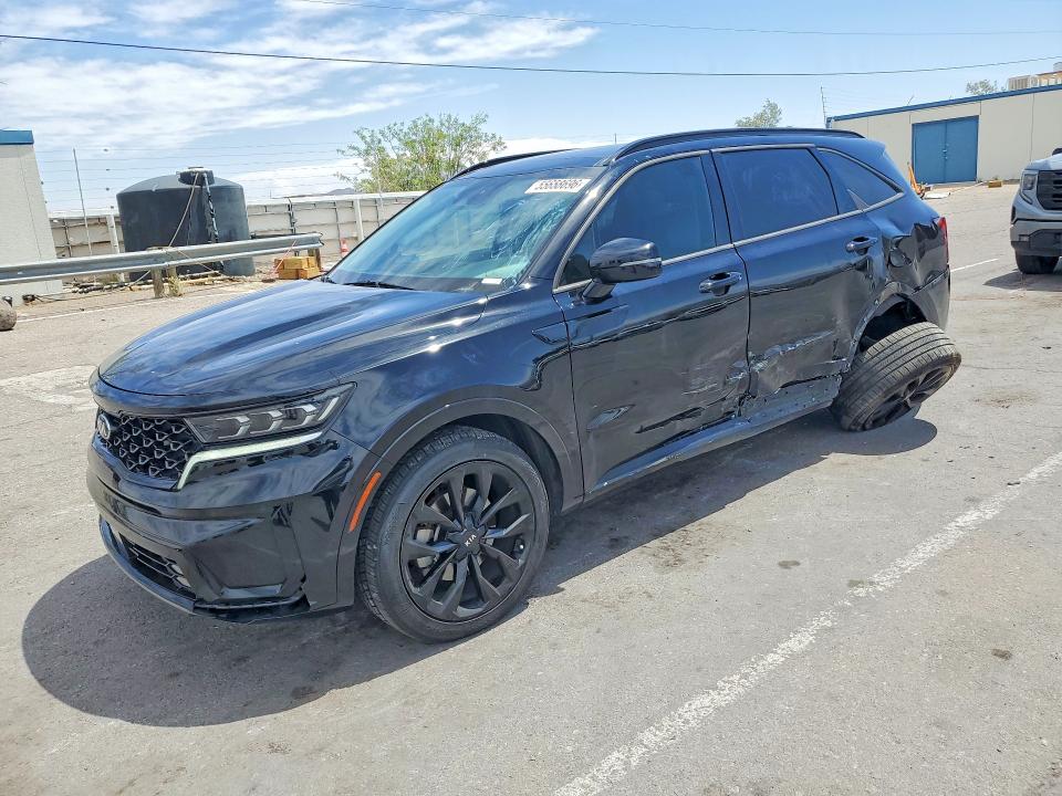 2021 Kia Sorento VIN 5XYRK4LF3MG032885 COPART salvage auction — REAR END, Tx - Salvage Vehicle Title, sold $150 on 2026-07-24 (photo 1)