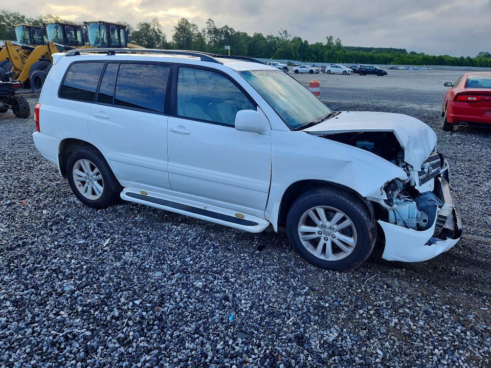 2006 Toyota Highlander VIN JTEDW21A860014932 COPART salvage auction — FRONT END, Sc - Cert Of Title-Salvage, sold $600 on 2026-07-27 (photo 4)