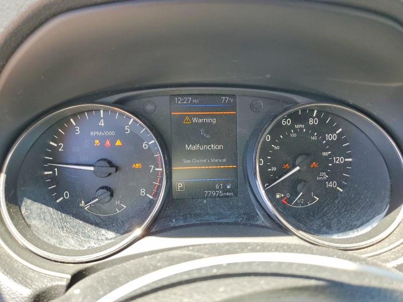 2019 Nissan Rogue VIN KNMAT2MV0KP510078 COPART salvage auction — FRONT END, Co - Public - Salvage Title, sold $2,850 on 2026-07-16 (photo 9)
