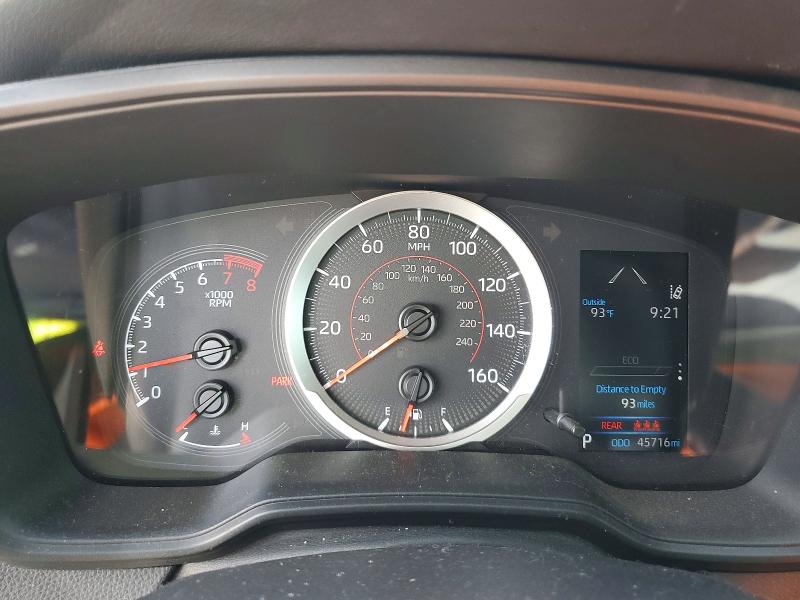 2022 Toyota VIN 5YFS4MCEXNP118873 COPART salvage auction — REAR END, TX - SALVAGE VEHICLE TITLE, sold $4,200 on 2026-07-31 (photo 9)