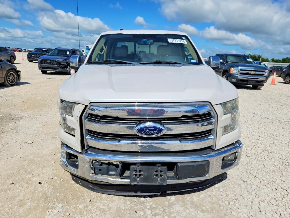 2016 Ford F-150 VIN 1FTEW1CG0GKF08292 COPART salvage auction — FRONT END, Tx - Salvage Vehicle Title, sold $5,900 on 2026-07-23 (photo 5)