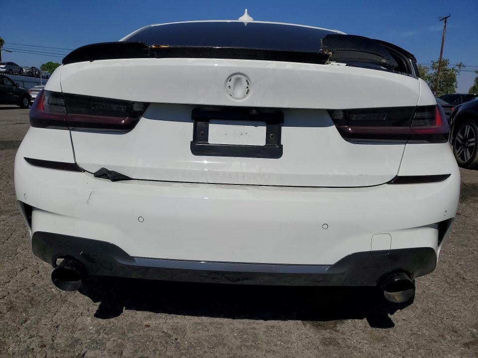 2021 BMW 3er VIN 3MW5R1J09M8C15904 COPART salvage auction — SIDE, Ca - Salvage Certificate, sold $11,500 on 2026-07-30 (photo 6)