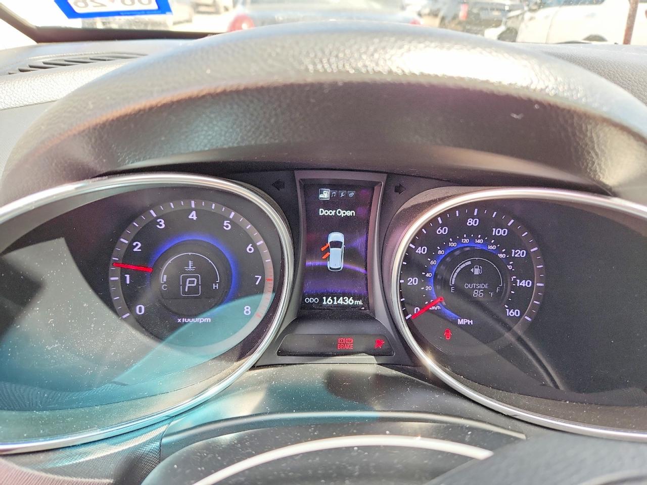 2014 Hyundai Santa Fe VIN KM8SN4HF8EU053440 COPART salvage auction — Front End, TX - SALVAGE VEHICLE TITLE, sold $1,650 on 2026-07-09 (photo 9)